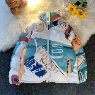 Reversible Print Padded Jacket
