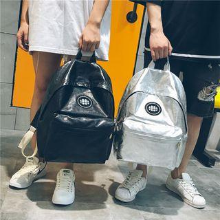 Wet-look Backpack