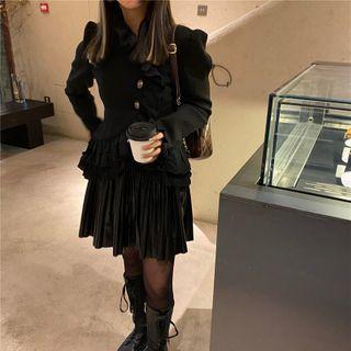 Ruffle Jacket / Mini A-line Skirt