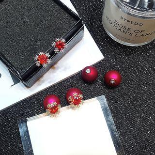 Snowflare Beaded Studs