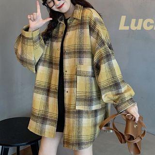 Plaid Snap Button Shirt