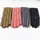 Embellished Fleece-lined Touchscreen Gloves