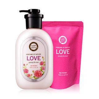 Happy Bath - Love Set: Body Wash 500g + Refill 250g