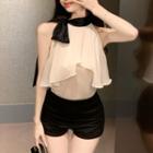 Halter Ruffled Blouse