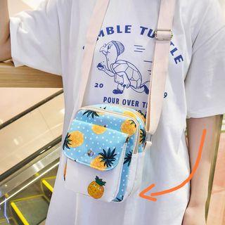 Pineapple Print Crossbody Bag