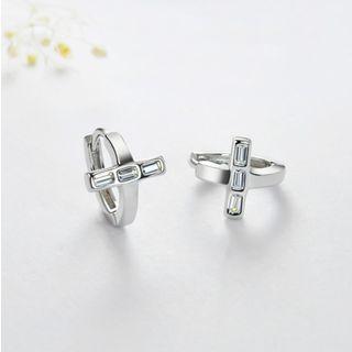 Rhinestone Huggy Earring