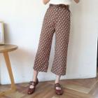 Dotted Straight Cut Pants