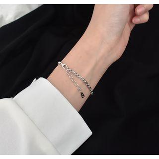 925 Sterling Silver Chunky Chain Bracelet Bracelet - One Size