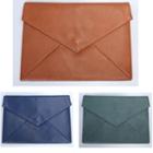 Faux-leather Envelop Clutch