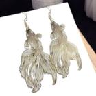 Alloy Goldfish Dangle Earring 1 Pair - As Shown In Figure - One Size