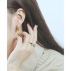 Twisted Alloy Open Hoop Earring 1 Pair - 763 - Gold - One Size