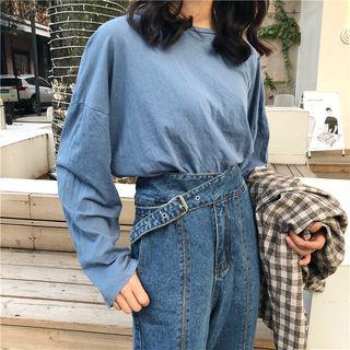 Fringed High-waist Jeans