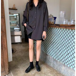 Over Size Plain Shirt