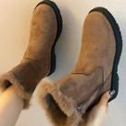 Fleece Lined Mid-calf Boots