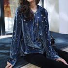 Star Velvet Hoodie