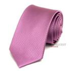 Striped Neck Tie Purple - One Size