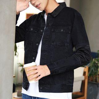 Camo Panel Denim Jacket