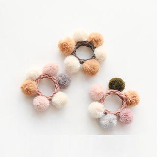 Faux Fur Bobble Hair Tie