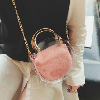 Set Of 2: Transparent Handbag + Crossbody Bag