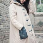 Chinese Button Padded Hooded Coat