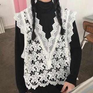 Crochet Lace Vest