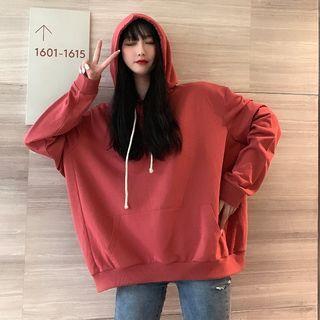 Long-sleeve Hooded Pullover As Shown In Figure - One Size