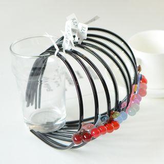 Bow / Cherry Acrylic Headband