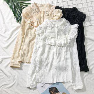 Ruffled Lace Shirt