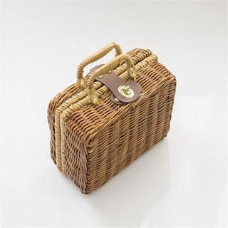 Bamboo Picnic Basket Bag