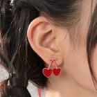 Heart Cherry Alloy Earring