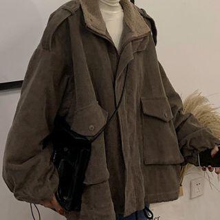 Corduroy Cargo Long-sleeve Jacket