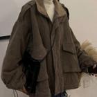 Corduroy Cargo Long-sleeve Jacket