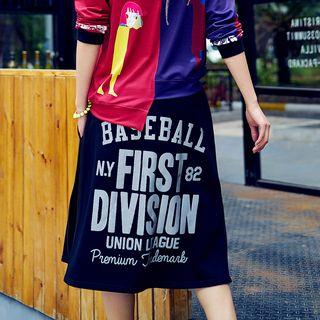 Lettering Layered Shorts