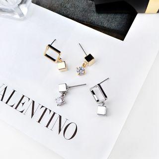Square Non-matching Earrings
