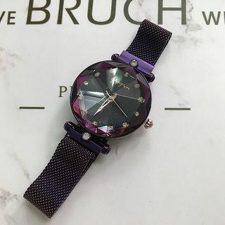 Embellished Milanese Strap Watch
