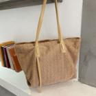 Plain Fleece Tote Bag