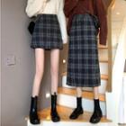 Plaid Mini A-line Skirt / Midi A-line Skirt