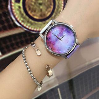 Galaxy Color Block Strap Watch