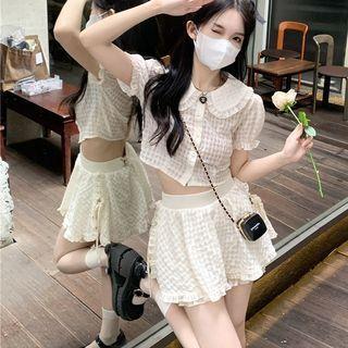 Short-sleeve Top / Camisole Top / Skorts / Set