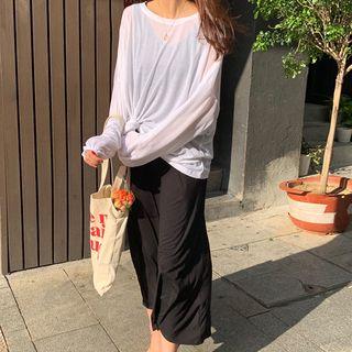 Long-sleeve T-shirt / Midi Tank Dress