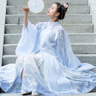 Traditional Chinese Embroidered Skirt / Top / Spaghetti Strap Top / Set