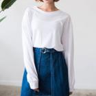 Round-neck Loose-fit Sweatshirt