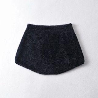 High Waist Fluffy Knit Hot Pants