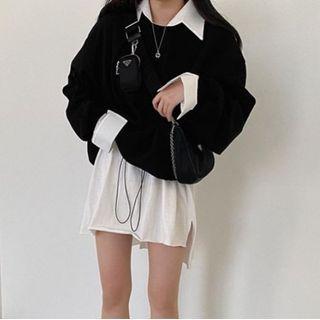 Long-sleeve Shirt / Plain Sweatshirt