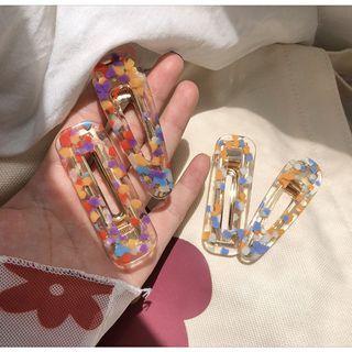 Printed Cut-out Hair Clip