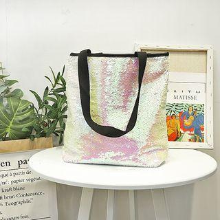 Sequined Shopping Bag