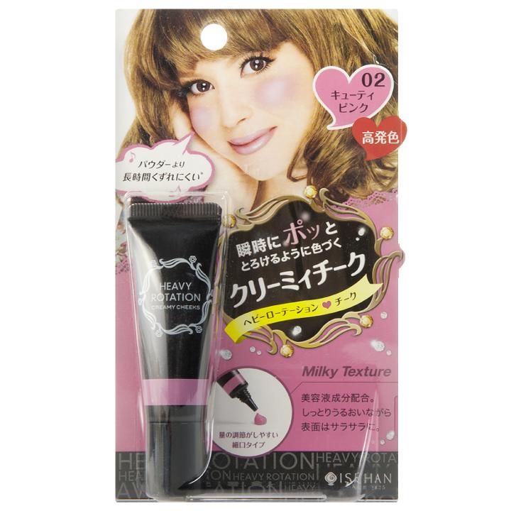 Isehan - Heavy Rotation Creamy Cheeks (#02 Cutie Pink) 7g