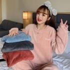 Fleece Lounge Pants / Pullover / Set