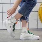 Color Panel High-top Sneakers