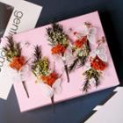 Set: Wedding Flower Hair Stick + Clip-on Earring